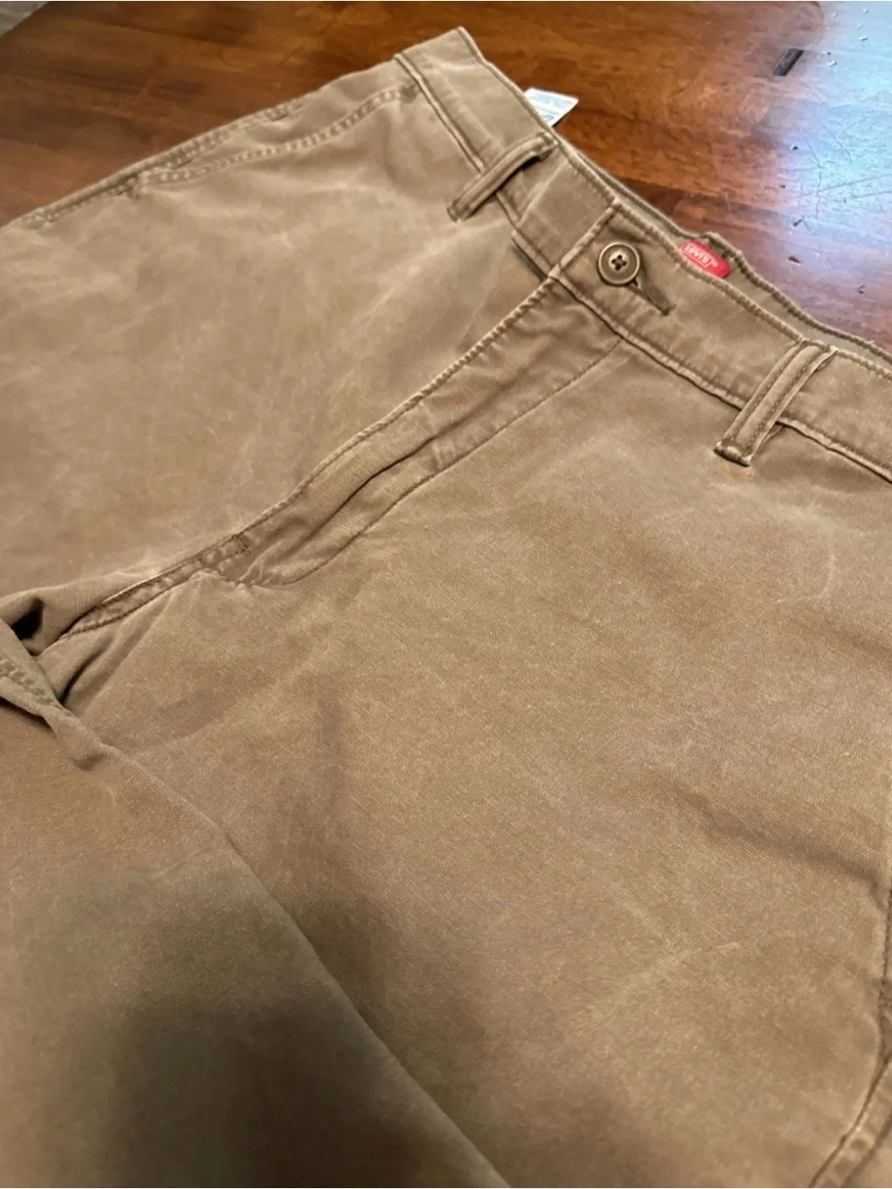 Levi's XX Chino Relaxed Straight Leg Fit Men's Khaki Stretch 36x30
